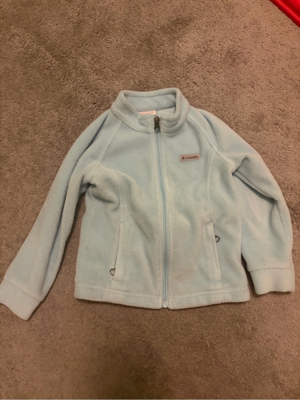 Columbia Kids Light Blue Full-Zip Fleece Jacket